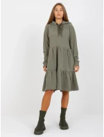Šaty D10027C30287A3 khaki Šaty D10027C30287A3 khaki