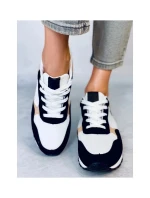 Dámska športová obuv BB2216 White-Black-Beige - Inello