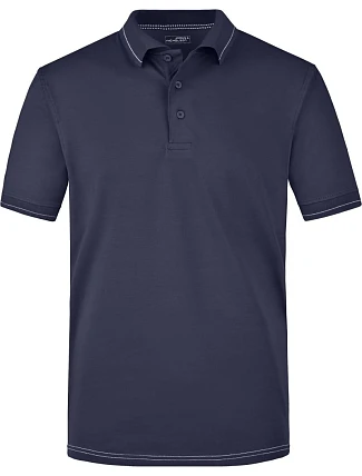 Daiber JN 569 Pánske elastické polo tričko z džerseju 02.0569 tmavomodrá/biela Daiber JN 569 Pánske elastické polo tričko z džerseju 02.0569 tmavomodrá/biela