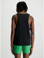 Pánske plážové tielko KM0KM00837 BEH čierna - Calvin Klein Pánske plážové tielko KM0KM00837 BEH čierna - Calvin Klein