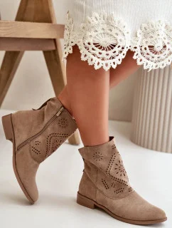 Topánky MAM65 beige - Krok vo veľkom štýle