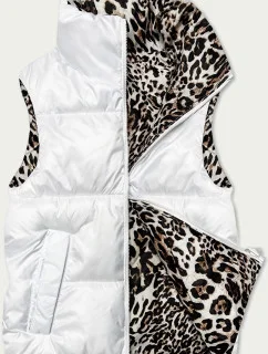 Obojstranná krátka vesta S'West white-panther (B8346-26)
