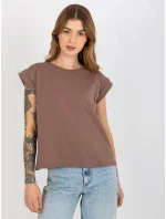 Tričko RV TS 4833.36X hnedá Tričko RV TS 4833.36X hnedá