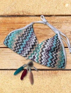 Vrchný diel plaviek B8822 blue-mix - Selmark