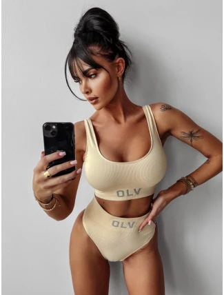Dámska sada športovej bielizne 286159 sv. béžová - Ola Voga