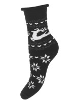 Dámske vzorované froté ponožky