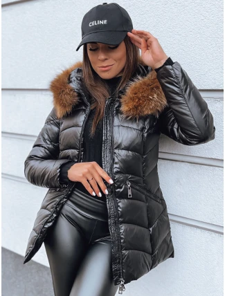 Dámska zimná bunda EMBRACE black FashionStreet TY3996 Dámska zimná bunda EMBRACE black FashionStreet TY3996