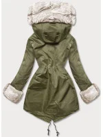 Parka s kožušinovou podšívkou army (5M763-136)