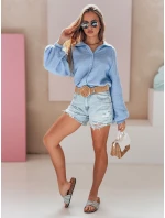 Dámske džínsové šortky FOREVER ON blue FashionStreet SY0483