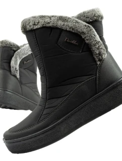 Easy Way zimné topánky snehové topánky dámske zateplené módne zips dámske