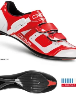 CRONO cestná obuv CR-3 červená 42 nylon