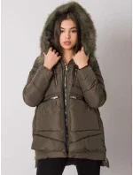 Dámska bunda KR H 1072 95P khaki