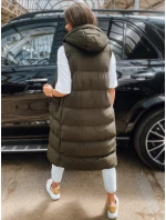 Dámska prešívaná vesta ELLA zelená FashionStreet TY3032