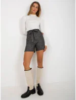 Dámske šortky LK SN 506942 3.70 tmavosivé