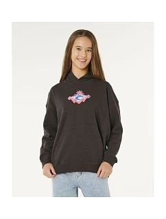 Dievčenská mikina RIP CURL Sunshine Squad Hood – Girl, čierna