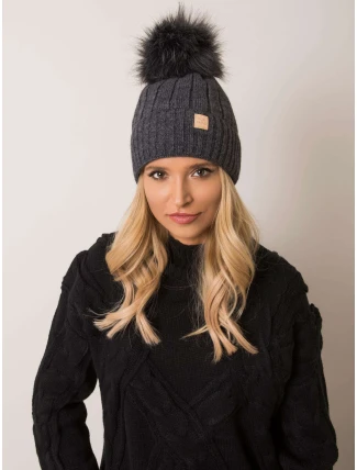 Dámska čiapka 8.71 tmavo šedá