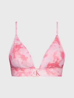 Dámska plavková podprsenka bikini KW0KW02121 OJV ružová - Calvin Klein