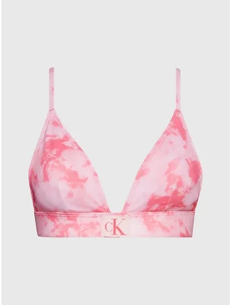 Dámska plavková podprsenka bikini KW0KW02121 OJV ružová - Calvin Klein Dámska plavková podprsenka bikini KW0KW02121 OJV ružová - Calvin Klein