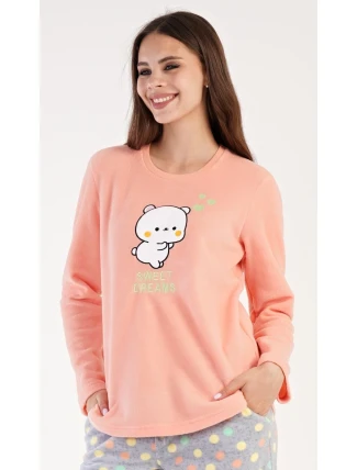 Dámske pyžamo dlhé Mačiatko Dámske pyžamo dlhé Mačiatko