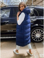Dámska prešívaná vesta ELLA navy blue FashionStreet TY3034