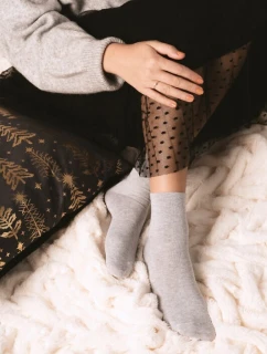 Hladké dámske ponožky Steven art.037