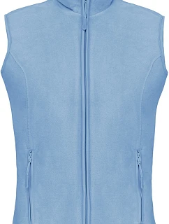 Kariban K 906 Dámska mikrofleecová vesta „Melodie“ 20.K906 sky blue