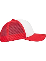 Flexfit 6606CF 6-panelová čiapka typu „trucker“ 55.06CF červená/biela/červená Flexfit 6606CF 6-panelová čiapka typu „trucker“ 55.06CF červená/biela/červená