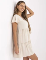 Šaty WN SK 842.01P svetlo béžová