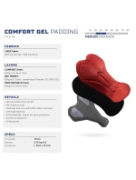 Rogelli FAST šortky so šľapkami čierne 2XL Rogelli FAST šortky so šľapkami čierne 2XL