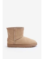 Śniegowce Damskie Cross Jeans MM2R4023C Beżowe