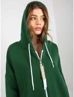 Mikina RV BL 4742.20P tmavo zelená