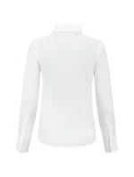 Priliehavá blúzková košeľa pre ženy biela