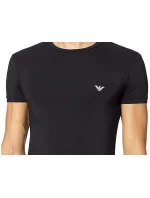 Pánske tričko 111035 1A537 - 00020 - Čierna - Emporio Armani