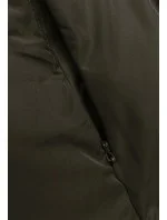 Khaki-čierna obojstranná vesta s kapucňou (V724) Khaki-čierna obojstranná vesta s kapucňou (V724)