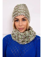 Dámska fleecová súprava Merry K202 zelená+hnedá