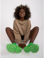 Dámska mikina EM BL U536/2.00 svetlo hnedá Dámska mikina EM BL U536/2.00 svetlo hnedá