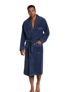 Dlhý pánsky župan DE LAFENSE Velur 712