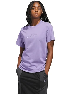 Dámske tričko adidas Cursive light purple KB2402