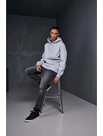 Build your Brand BB 006 Oversize mikina s kapucňou z hrubej bavlny 56.B006 čierna