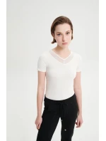 Vamp - Jednofarebné nohavice s vreckami 19304 - Vamp Vamp - Jednofarebné nohavice s vreckami 19304 - Vamp