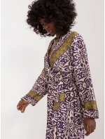 DHJ SK 16656 Šaty.13X tmavo fialová