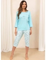 Regina 707 3/4 M-XL Z25/26 dámske pyžamo Regina 707 3/4 M-XL Z25/26 dámske pyžamo