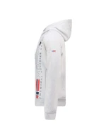 Geografické Nórsko Fogora DB 100 M WZ3066H/GN-Gray sieťovaná mikina