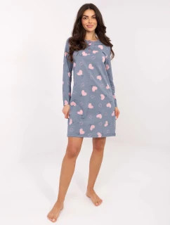 DU KN nočná košeľa FP 100.26 tmavomodrá