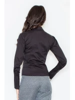 Košeľa Žaneta M012 Black - Figl