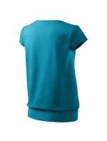 Mestské tričko tmavo tyrkysové