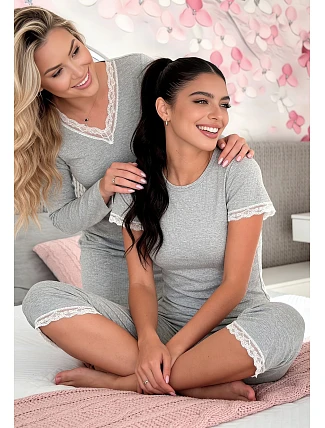 Pyžamo Donna Megi s 3/4 rukávmi, veľkosti S–XL