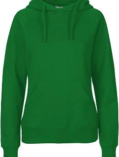 Neutral O 83101 Dámska mikina s kapucňou z bio bavlny 77.8311 zelená