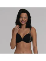 Podprsenka s kosticami Colette s dištančnými košíčkami 5251 čierna - RosaFaia