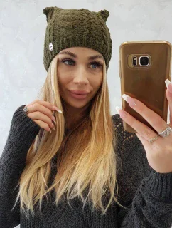 Rabbid K237 khaki fleecová čiapka